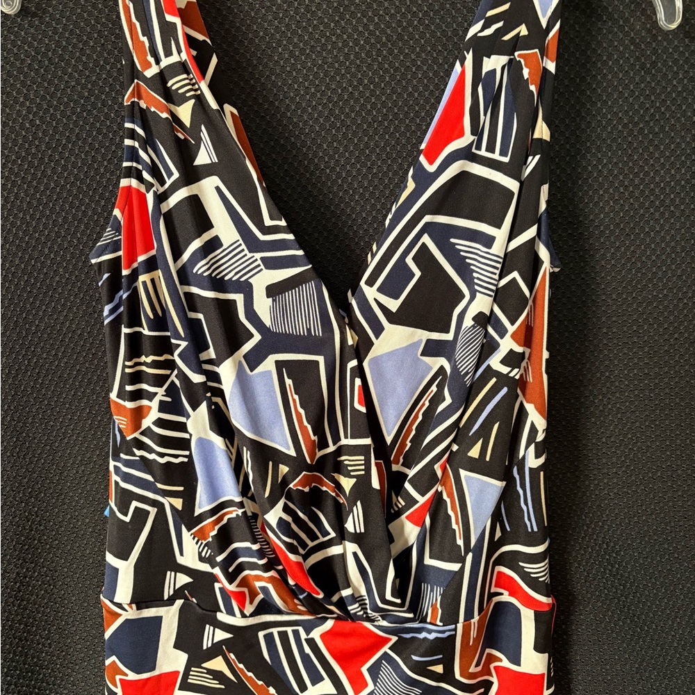Diane Von Furstenberg Multicolor Silk Blend Dress